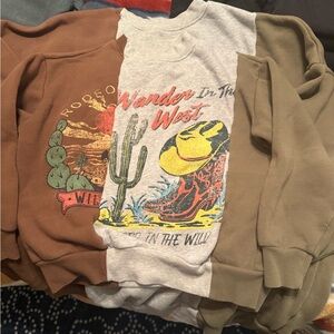 Mommy & Me matching Western Graphic Sweatshirts - bought from Buckle